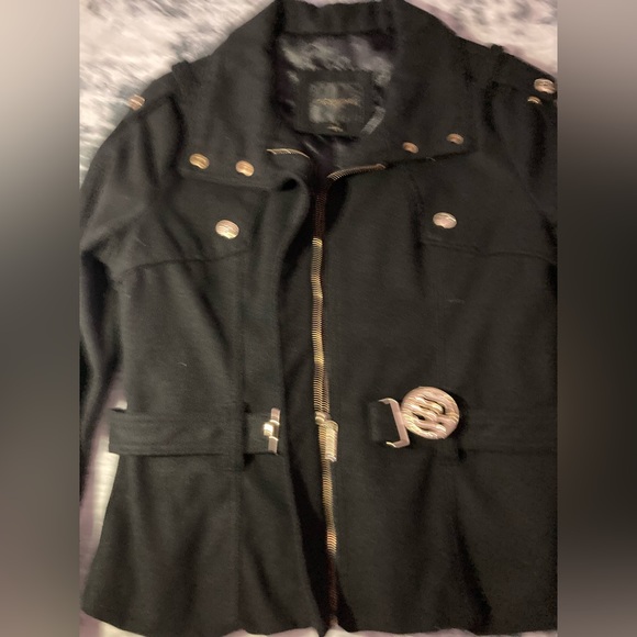 Vintage Rocawear Belted Wool Pea Coat - Picture 5 of 12